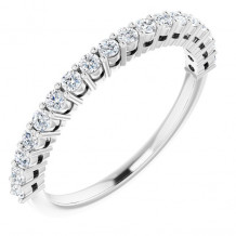 14K White 1/3 CTW Diamond Anniversary Band - 12297860001P