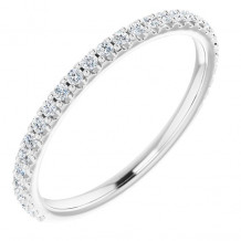 14K White 1/4 CTW Diamond Anniversary Band - 123041600P