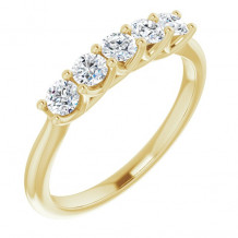 14K Yellow 1/2 CTW Diamond Anniversary Band - 1238736001P