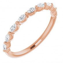 14K Rose 1/4 CTW Diamond Anniversary Band - 123294602P