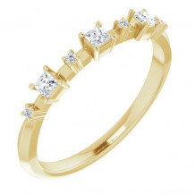 14K Yellow 1/6 CTW Diamond Anniversary Band - 124217601P