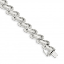 Quality Gold Sterling Silver 10.0mm San Marco Bracelet - QM25-7