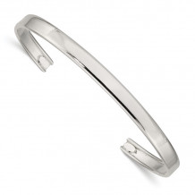Quality Gold Sterling Silver Fancy Cuff Bangle Bracelet - QB101