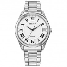 CITIZEN Eco-Drive Quartz Arezzo Ladies Watch Stainless Steel - EM0970-53A