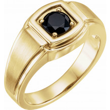 14K Yellow Onyx Ring - 9728101P