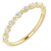 14K Yellow 1/4 CTW Diamond Anniversary Band - 123294601P