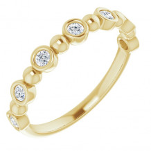 14K Yellow 1/5 CTW Diamond Anniversary Band - 1236316034P