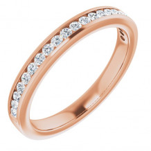 14K Rose 1/4 CTW Diamond Anniversary Band - 12298160027P