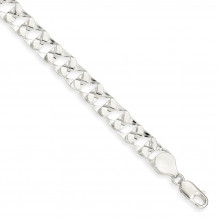Quality Gold Sterling Silver Link Bracelet - QG2167-8