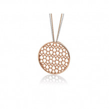 14k Rose Gold Breuning Diamond Pendant