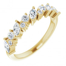 14K Yellow 3/4 CTW Diamond Anniversary Band - 123915601P