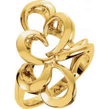 14K Yellow Metal Fashion Ring - 525519755P