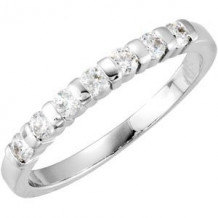 14K White 1/5 CTW  Diamond Anniversary Ring - 68294103P