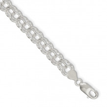Quality Gold Sterling Silver Charm Bracelet - QDH100-7