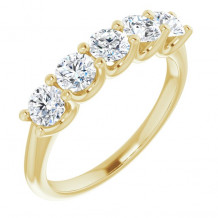 14K Yellow 1 CTW Diamond Anniversary Band - 1233896009P