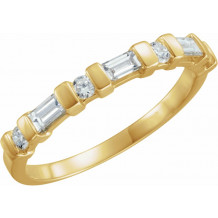 14K Yellow 3/8 CTW Diamond Anniversary Band - 61303251374P