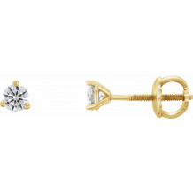 14K Yellow 1/5 CTW Diamond Earrings - 6623460045P