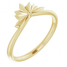 14K Yellow Starburst Ring - 52004102P