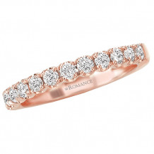 18k Rose Gold Diamond Wedding Band