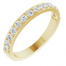 14K Yellow 3/8 CTW Diamond Anniversary Band - 122974604P