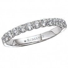 18k White Gold Diamond Wedding Band