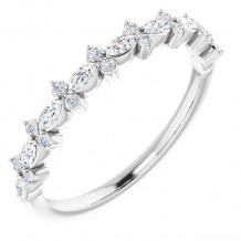 14K White 1/3 CTW Diamond Anniversary Band - 123392600P