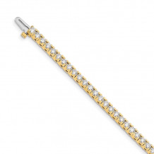 Quality Gold 14k Yellow Gold VS Diamond Tennis Bracelet - X734VS