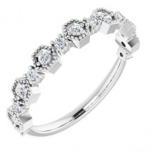 14K White 1/4 CTW Diamond Anniversary Band - 124109600P