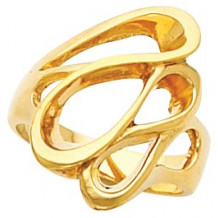 14K Yellow Freeform Ring - 550337129P