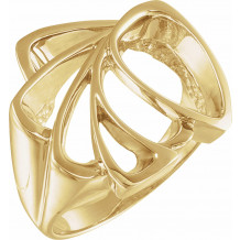 14K Yellow Freeform Ring - 552037271P