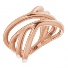 14K Rose Negative Space Ring - 51708103P