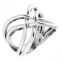 14K White Freeform Ring - 65212260001P