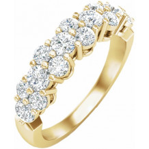 14K Yellow 1 CTW Diamond Anniversary Band - 653561600P