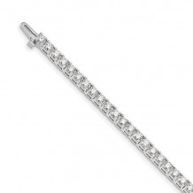 Quality Gold 14k White Gold AA Diamond Tennis Bracelet - X2044WAA