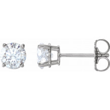 14K White 1 CTW Diamond Earrings - 187470194P