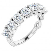 14K White 1 3/4 CTW Diamond Anniversary Band - 12286360005P