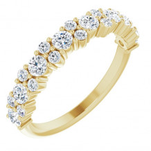 14K Yellow 9/10 CTW Diamond Anniversary Band - 123328601P