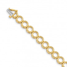 Quality Gold 14k Yellow Gold Add-a-Diamond Tennis Bracelet - X855