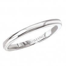 Romance 18k White Gold Wedding Band