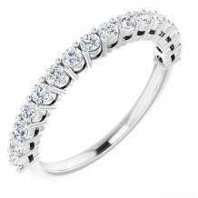 14K White 1/2CTW Diamond Anniversary Band - 12297860002P