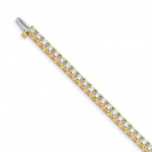 Quality Gold 14k Yellow Gold A Diamond Tennis Bracelet - X2044A