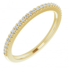 14K Yellow 1/8 CTW Diamond Anniversary Band - 123194601P