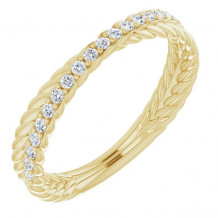14K Yellow 1/5 CTW Diamond Anniversary Band - 122982601P