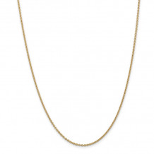 Quality Gold 14k 1.8mm Solid Polished Cable Chain Anklet - PEN138-10