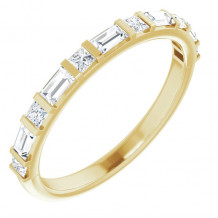 14K Yellow 1/2 CTW Diamond Anniversary Band - 123585601P
