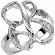 14K White Metal Fashion Ring - 5919144343P