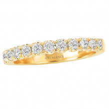 Romance 18k Yellow Gold Diamond Wedding Band