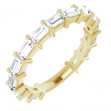 14K Yellow 1 1/2 CTW Diamond Anniversary Band - 1236556041P