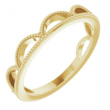 14K Yellow Stackable Ring - 51668102P