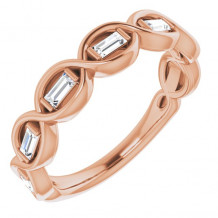 14K Rose 1/4 CTW Diamond Anniversary Band - 123646602P